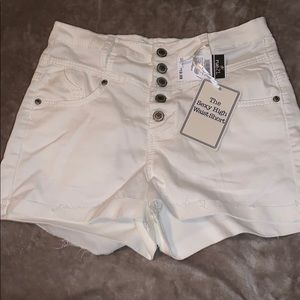 High waist Jean shorts